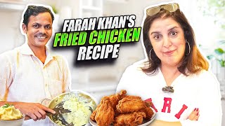 Mere Bacchon Ki Favorite Fried Chicken Aur Mashed Potatoes Ki Recipe FarahKhanK [upl. by Dnomasor]