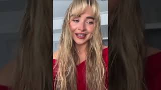 Sabrina Carpenters message for Spotify Wrapped 2023 [upl. by Cozza]