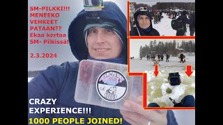 🤯 AIKAMOINEN KOKEMUS SM PILKKI🐟 1000 ihmistä mukana 😱🐟Ice Fishing Finnish Championship [upl. by Lejna228]