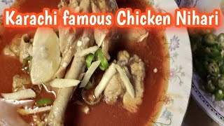 Chicken Nihari Recipe with Homemade Masala  Easy Nihari RecipePakistani flavor chicken nihari [upl. by Jasmina]