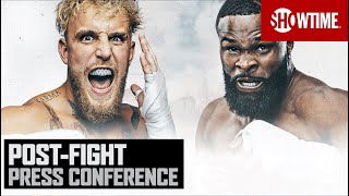 Jake Paul vs Tyron Woodley  Official Weigh In FINAL FACE OFF [upl. by Esac101]