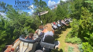 Hagrids Magical Creatures Motorbike Adventure Frontseat OnRide POV Islands Of Adventure [upl. by Derreg]