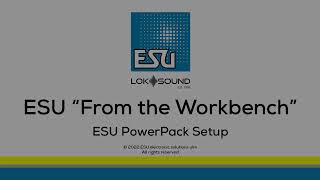 Tutorial EN LokSound5 ESU PowerPack Setup [upl. by Htes]