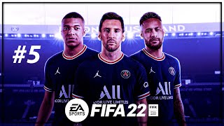 FIFA 22 Carrière Manager PSG 5 LES CHOSES SERIEUSES COMMENCE [upl. by Katee]