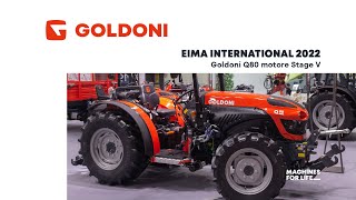 Nuovo GOLDONI Q80 motore Stage V  EIMA 2022 [upl. by Neesay574]