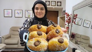 Donuts with Chocolate Filling  Craving kaise Mitayi 11 Baje Raat ko 😁 [upl. by Trautman]