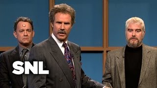 Celebrity Jeopardy Kathie Lee Tom Hanks Sean Connery Burt Reynolds  SNL [upl. by Ytsrik459]