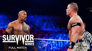 FULL MATCH  John Cena amp The Rock vs The Miz amp RTruth Survivor Series 2011 [upl. by Amapuna]