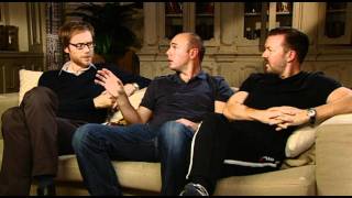 Ricky Gervais Stephen Merchant and Karl Pilkington An Idiot Abroad interview [upl. by Latricia521]