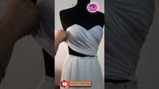 Quick Guide to Moulage on a Mannequin  Easy Fashion Draping Tutorial [upl. by Afirahs]