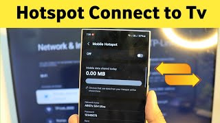 Tv Me Hotspot Kaise Connect Kare  Led Tv Ko Mobile Se Kaise Connect Kare [upl. by Drolet]