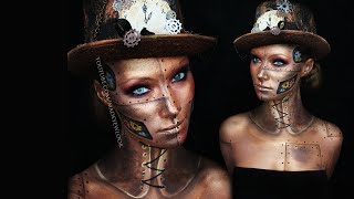 Steampunk Makeup Tutorial  Request [upl. by Adnilemreh418]