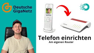 Deutsche GigaNetz Telefonie Einrichten an der eigenen FritzBox  So funktionieren eure Rufnummern [upl. by Fowler]