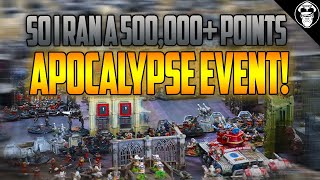 So I Played a 500000 Points Warhammer Apocalypse Game  Warhammer 40000 [upl. by Celle]