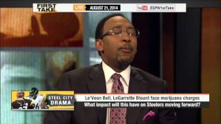 Stephen A Smith quotSTAY OFF THE WEEDquot Collections [upl. by Knah877]