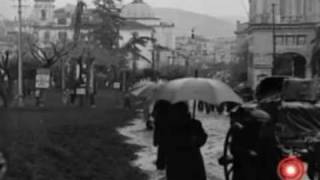 Le ceneri del Vesuvio cadono su Salerno Centro Storico e Zona Orientale Marzo 1944 [upl. by Maffa26]