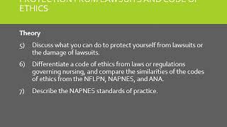 Chapter 03 Legal amp Ethical Aspects of Nursing [upl. by Vivia]