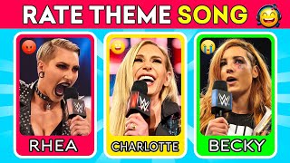 Which WWE Womens Wrestler Has the Best Theme Song 🎵✅  WWE Quiz [upl. by Urial]