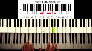 How to play Eminem  The real slim shady Original Piano lesson Tutorial by Piano Couture [upl. by Bacon945]