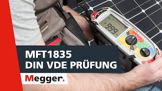 Megger MFT1835 Messen nach VDE 0100  DIN VDE Prüfung [upl. by Lorraine]