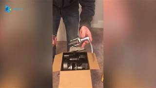 Installing Weiser Passage Lever amp Knob set  Calgary Renovator  6 way adjustable latch [upl. by Colman71]