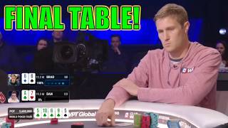 Im CHIPLEADING Day 4 Television FINAL TABLE 190k For 1st Must See Vlog Ep 309 [upl. by Trinia]