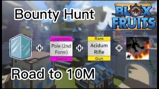 Bounty Hunting With Ice  Pole v2 Acidum Rifle  Dragon Talon Episode 1Blox Fruit [upl. by Chicky]