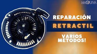 REPARACIÓN RETRÁCTIL O ARRANQUE 🪛 VARIAS CAUSAS  MAQUIVARENTABLEYEFECTIVA [upl. by Anoved718]