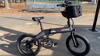 Eahora X6 Fat Tire Folding Ebike [upl. by Juditha22]