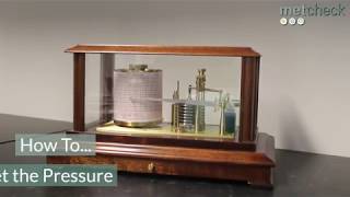 How To Set The Pressure On Your Barograph [upl. by Aneeres]