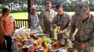 AFN Daegu  Spotlight Korea  USO Camp Mujuk BBQ [upl. by Stich166]