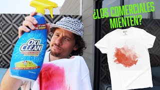 ¿Funciona como en sus comerciales OXICLEAN quitamanchas 👕 [upl. by Hettie]