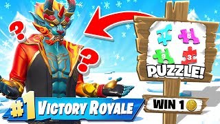 COMPLETE THE PUZZLE Challenge w Ssundee  Fortnite Battle Royale Creative [upl. by Prosser]