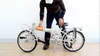 MOBIC Folding Bicycle Folds in 10 Seconds  ClicknLock Technology on Life X7 HD [upl. by Neelcaj]