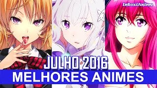 10 MELHORES ANIMES DE 2016  Temporada de Verão [upl. by Ardnaik]