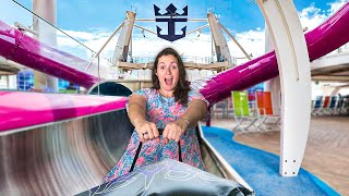 BIGGEST Slide On a Cruise Ship Harmony of The Seas  Royal Caribbean Cruise Vlog  Ultimate Abyss [upl. by Salamone]