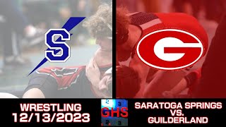 Wrestling Saratoga at Guilderland [upl. by Adekan]