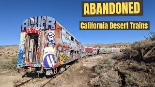 ABANDONED TRAIN in the California Desert  California URBEX [upl. by Geno]