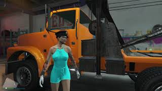 GTA V Salvage Yard Tow Truck Services Schyster Fusilade [upl. by Manas]