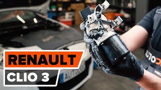 Comment remplacer des moteur dessuieglace sur RENAULT CLIO 3 TUTORIEL AUTODOC [upl. by Hobbie]