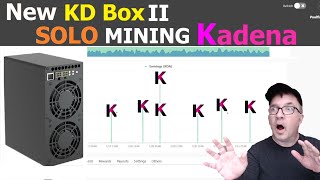 KD Box II Mini ASIC Home Miner  How to SOLO Mine KADENA 😃 More Profitable [upl. by Rowen]