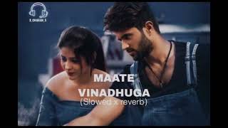 Maate vinadhuga Telugu taxiwala slowedreverb vijaydevarakonda taxiwala 1k [upl. by Ecnarret]