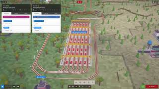 Voxel Tycoon ep34 Improve resource delivery using freight trains [upl. by Azirb944]