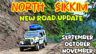 North Sikkim Road Update October  Gurudongmar Lake Road Update  Sikkim Road Condition Today [upl. by Cornelie]