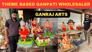 WHOLESALER OF THEME BASED GANESH IDOLS  ECO FRIENDLY amp POP  GANRAJ ARTS PUNE [upl. by Sauncho387]