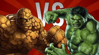 HULK vs LA COSA  Keyblade Ft Zetaeme  Epicas batallas del Rap del frikismo [upl. by Donnell267]