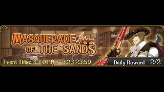 Langrisser Mobile  Masquerade of The Sands  Challenge 1  Heretic Paradise [upl. by Eimmot]