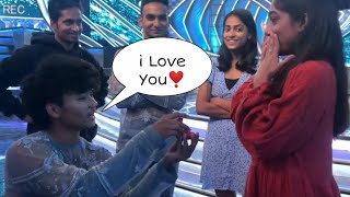 Samarpan Lama Proposed ❣️ Vartika Jha 😍 • Indias Best Dancer S3 [upl. by Enida576]