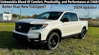 👉2024 Honda Ridgeline SPORT AWD  Updated styling and cabin experience [upl. by Bryana]