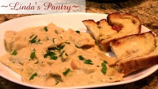 Lobster Ravioli From Scratch For Valentines Day Dinner With Lindas Pantry [upl. by Ahsets]